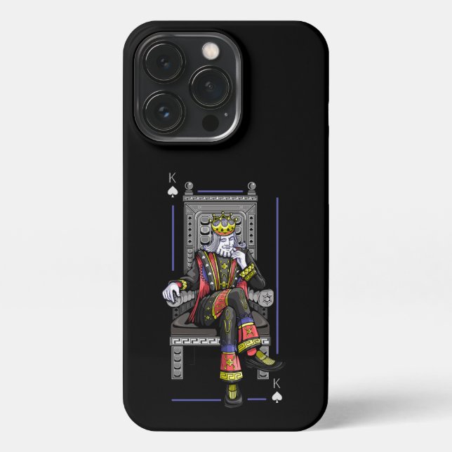 Card King iPhone Case (Back)