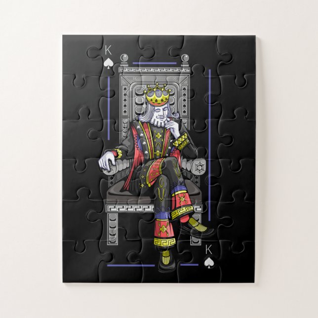 Card King Jigsaw Puzzle (Vertical)