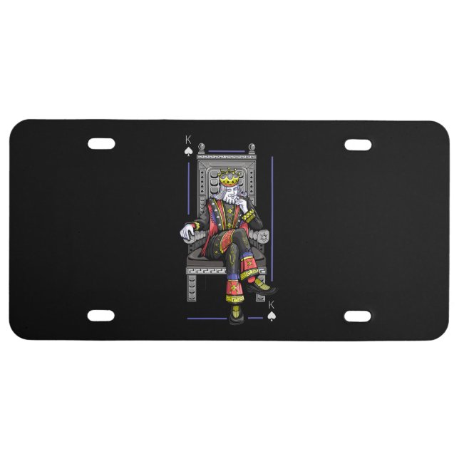 Card King License Plate (Front)
