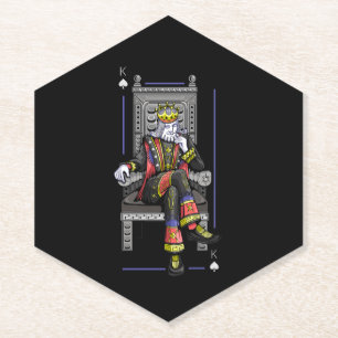 Card King Paper Coaster