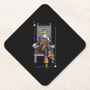 Card King Paper Coaster
