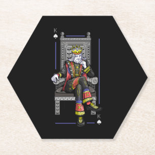 Card King Paper Coaster