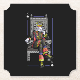 Card King Paper Coaster