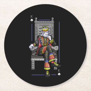 Card King Round Paper Coaster