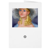 Card Lady in blue (Back)
