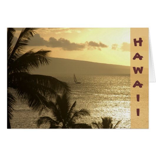 Card: Lahaina Sunset #1 Cards (Front Horizontal)