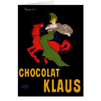 Card: Leonetto Cappiello - Chocolat Klaus