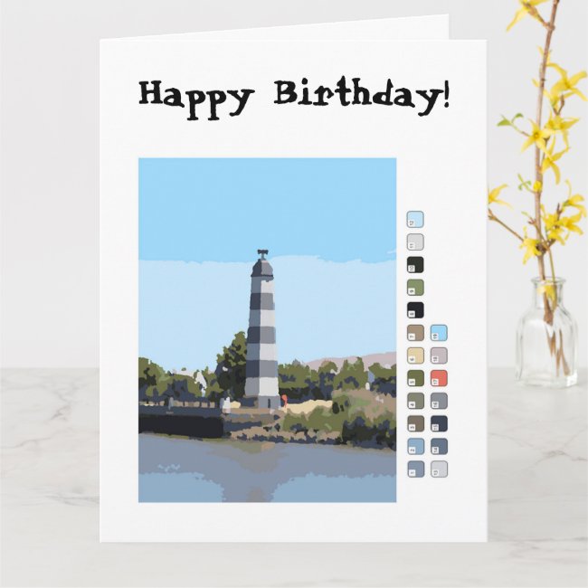 Card – Lighthouse Paint by Number