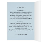 Card —love poem inside (Victorian, to a man) (Inside (Left))