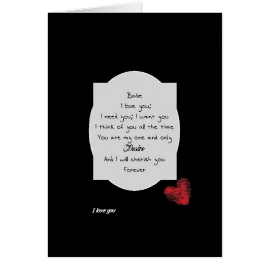 Card, love, romance, cards (Front)