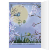 Card Love Yourself Blue Bird (Inside (Left))