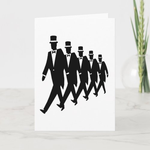 Card March of the Tuxes Card