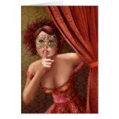 Card " Masquerade" (Front)