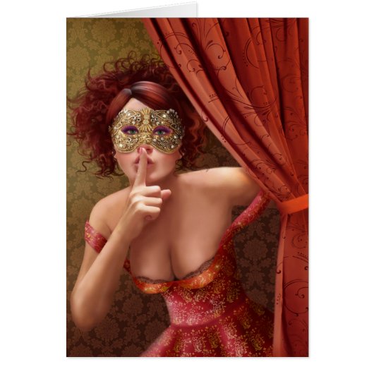Card " Masquerade" (Front)