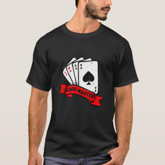Card Master Playing Cards Poker Rummy Blackjack Pl T-Shirt