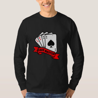 Card Master Playing Cards Poker Rummy Blackjack Pl T-Shirt