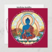 CARD Medicine Buddha - with envelope (Front/Back)
