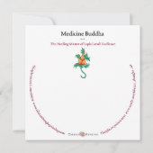 CARD Medicine Buddha - with envelope (Back)