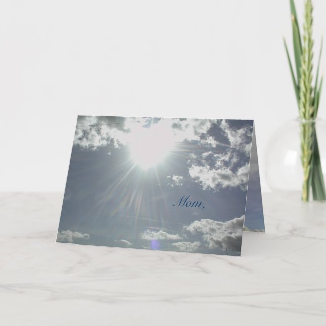 Card: Mom's heart  of love Card (Front)