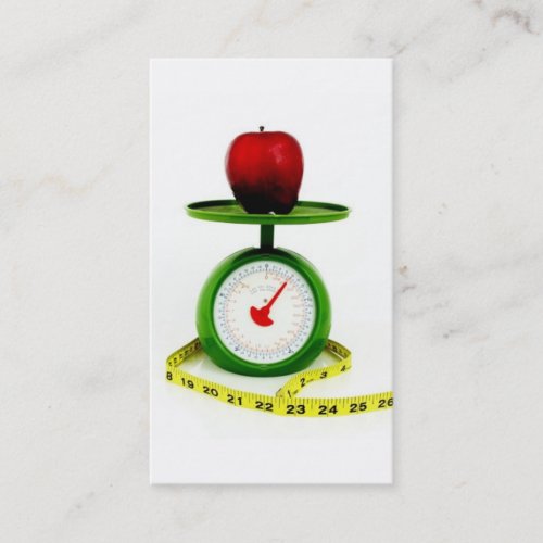 Card Nutriionista 10 Business Card Template