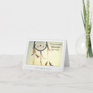 Card of Appreciation (Never Give Up)