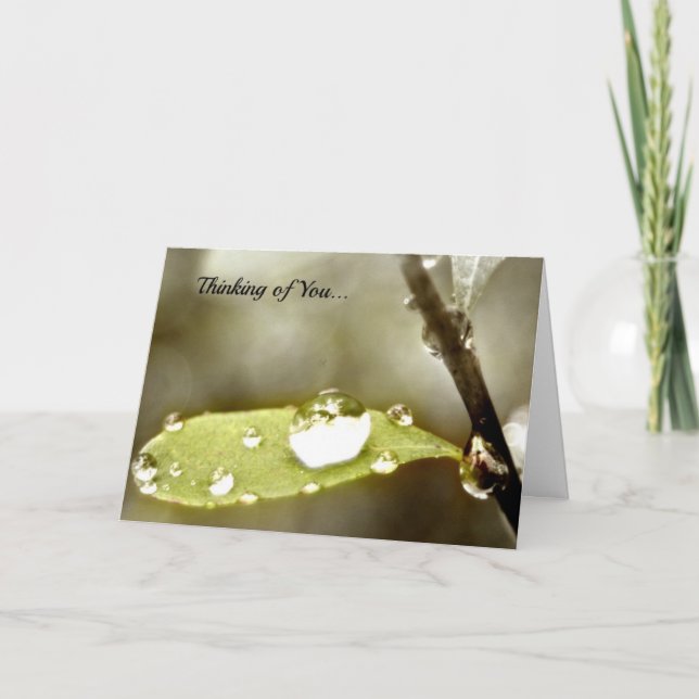 Card of comfort and encouragement. (Front)