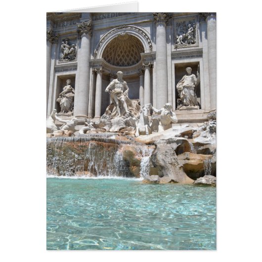 Card of Trevi Fountian (Front)