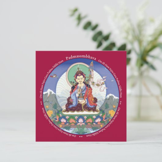 CARD Padmasambhava - with envelope (Standing Front)