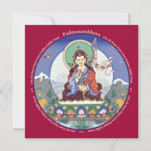 CARD Padmasambhava - with envelope (Front)
