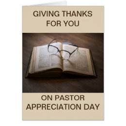 Pastor Appreciation Cards - Greeting & Photo Cards | Zazzle