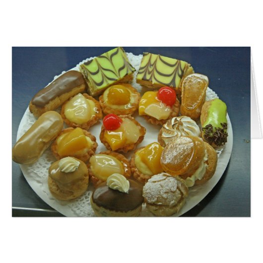 Card, "Pastries # 3" (Front Horizontal)