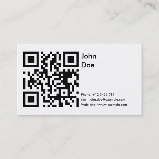 Customizable Card (phone, email, web) business card