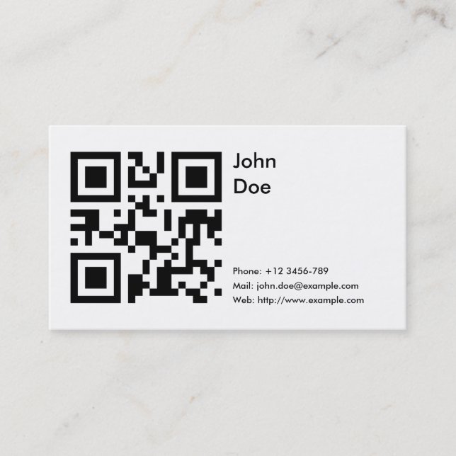 Card (phone, email, web) (Front)