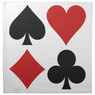 Card Player cloth napkins