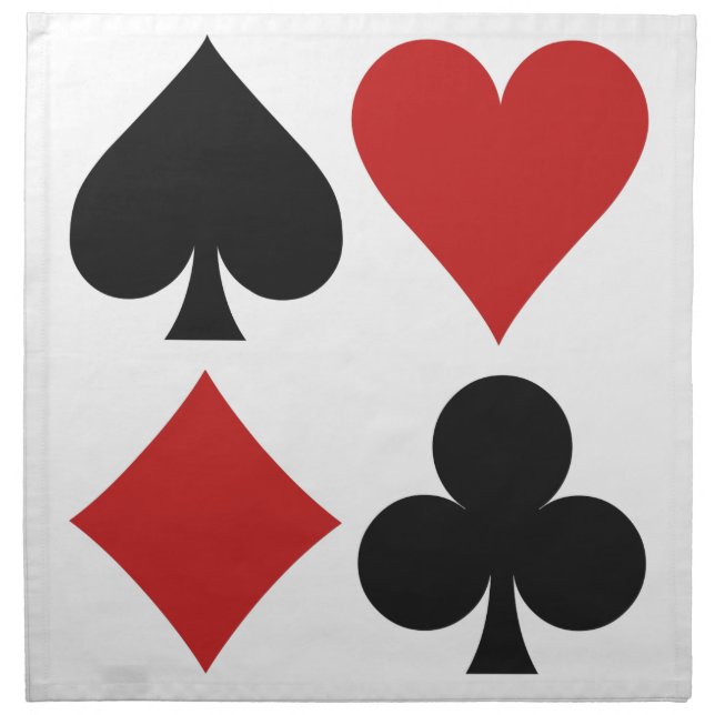 Card Player cloth napkins (Front)