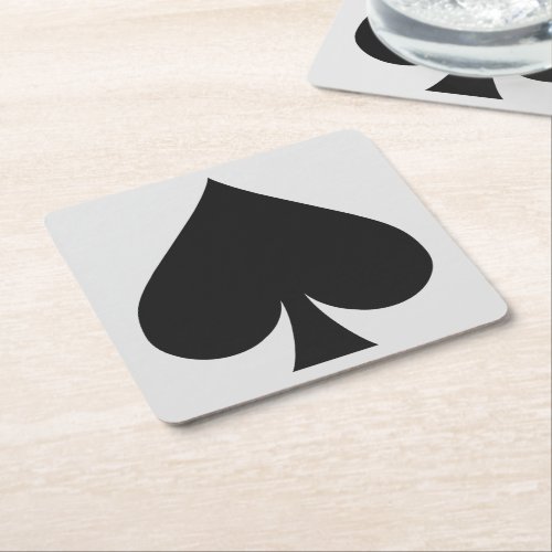 Card Player coasters _ Spade