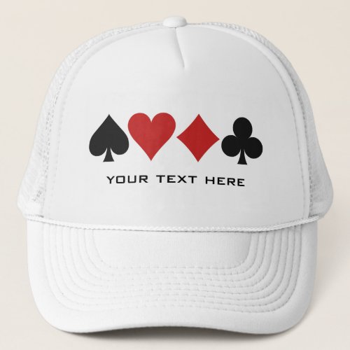 Card Player custom hat