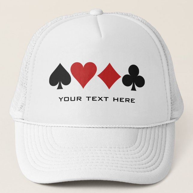 Card Player custom hat (Front)