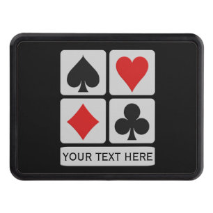 Card Player custom hitch cover