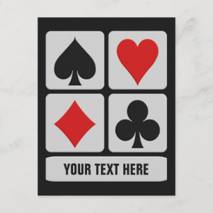 Card Player custom invitations