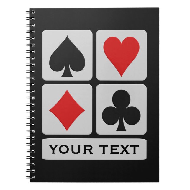 Card Player custom notebook (Front)