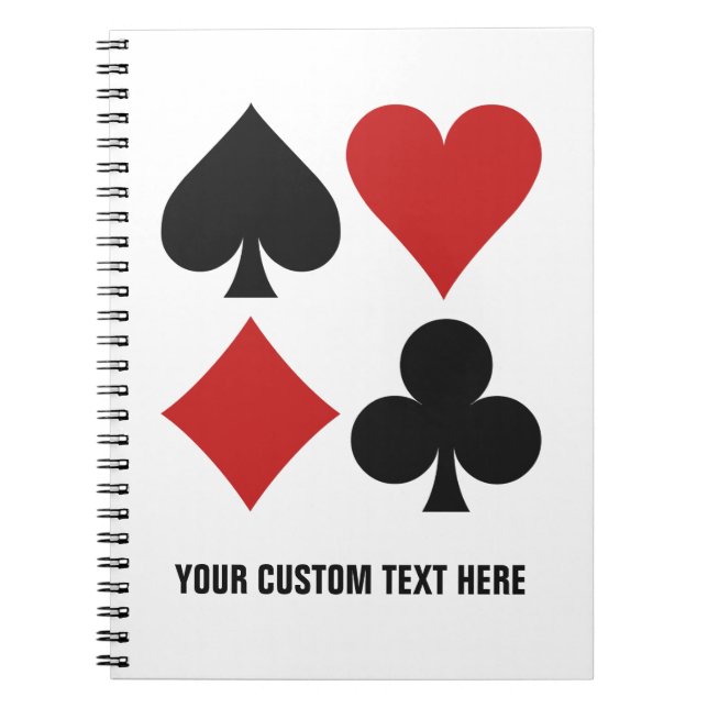 Card Player custom notebook (Front)