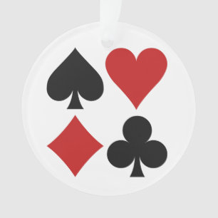 Card Player custom ornament