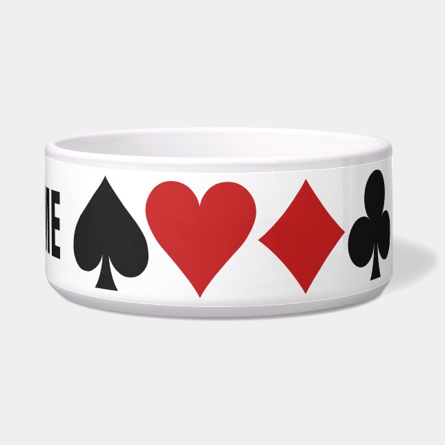 Card Player custom pet bowls (Right)
