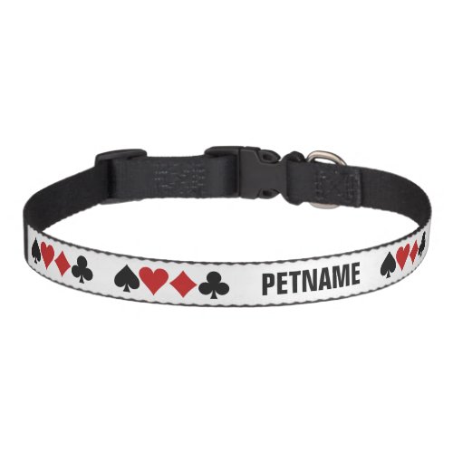 Card Player custom pet collars