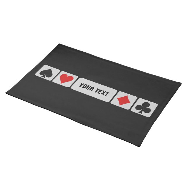 Card Player custom placemats (On Table)