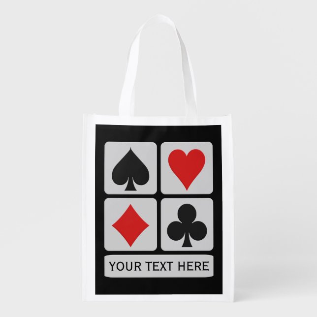 Card Player custom reusable bag (Front)