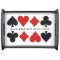 Card Player custom serving trays
