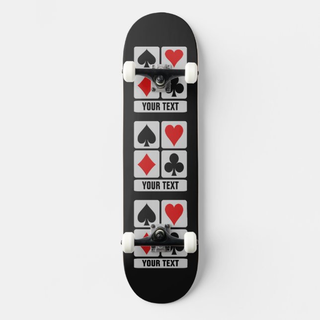Card Player custom skateboards (Front)
