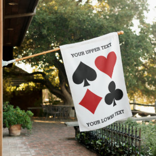 Card Player custom text House Flag